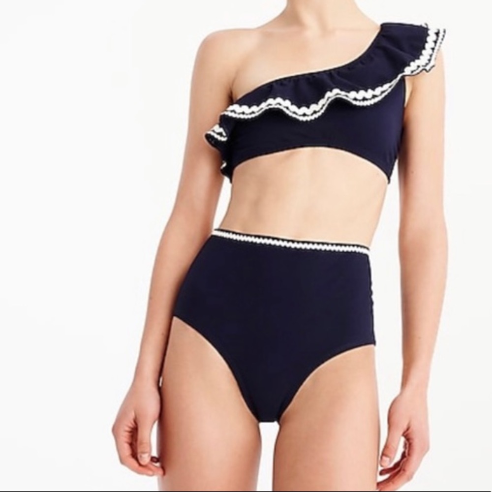 J.Crew Rick rack bikini set